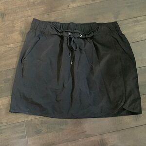 black golf skirt